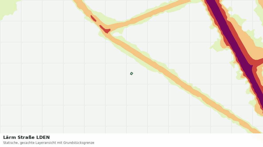 Statische Kartenansicht: Lärm Straße LDEN