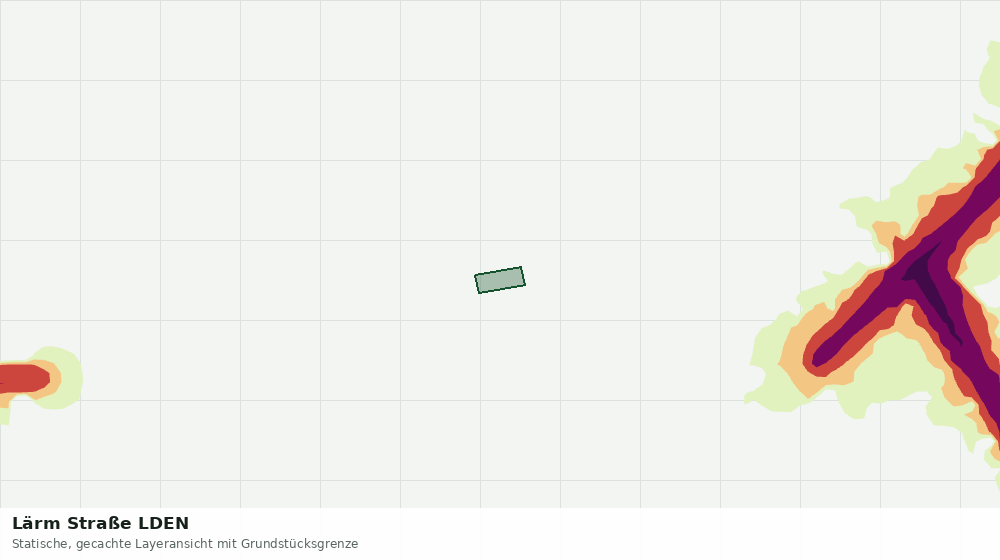 Statische Kartenansicht: Lärm Straße LDEN