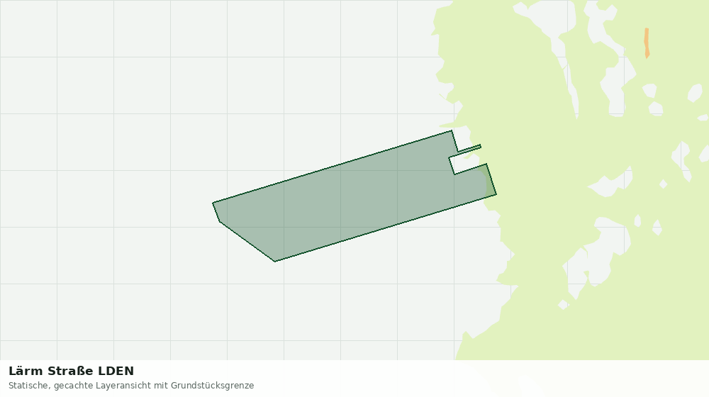 Statische Kartenansicht: Lärm Straße LDEN
