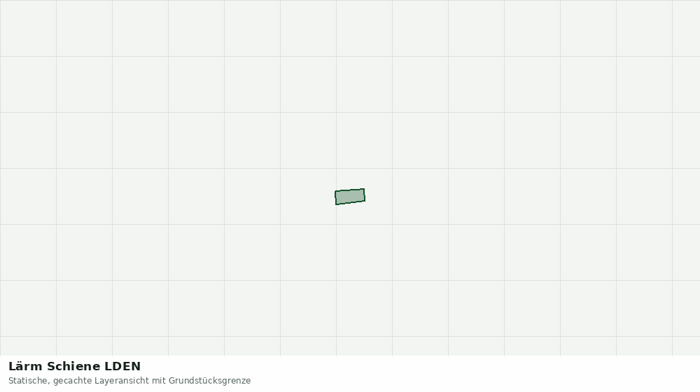 Statische Kartenansicht: Lärm Schiene LDEN