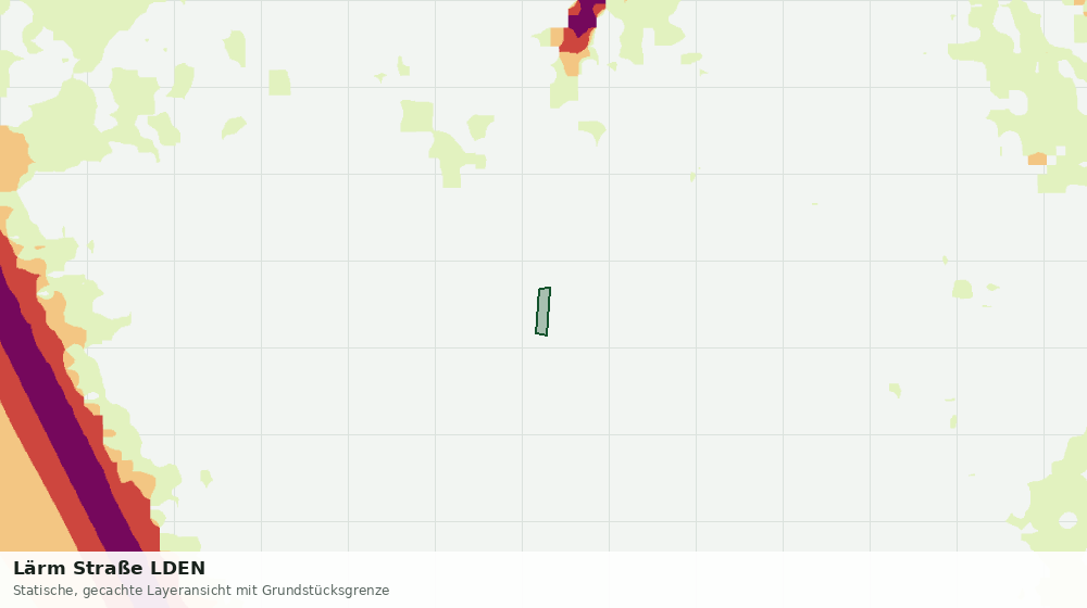 Statische Kartenansicht: Lärm Straße LDEN