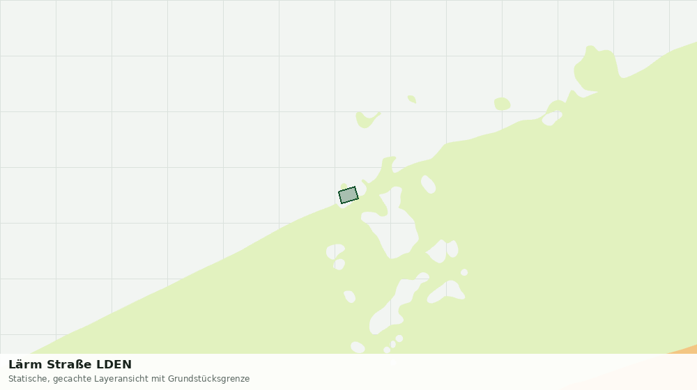 Statische Kartenansicht: Lärm Straße LDEN