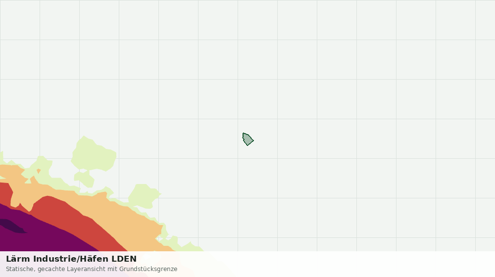 Statische Kartenansicht: Lärm Industrie/Häfen LDEN