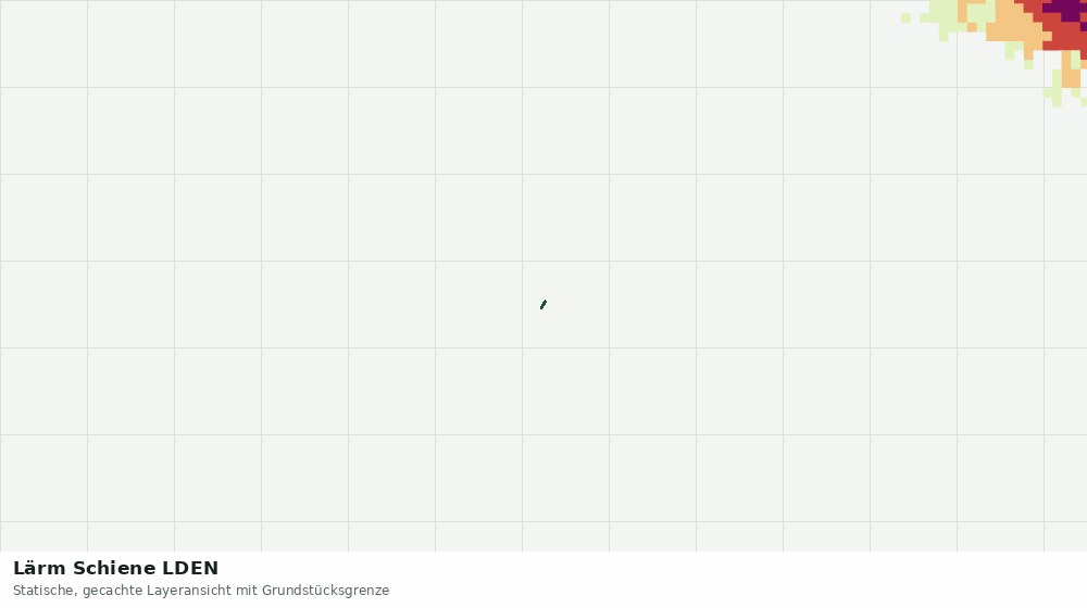 Statische Kartenansicht: Lärm Schiene LDEN