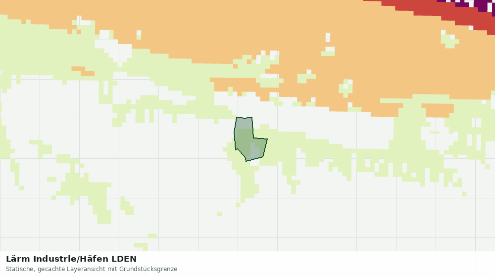 Statische Kartenansicht: Lärm Industrie/Häfen LDEN
