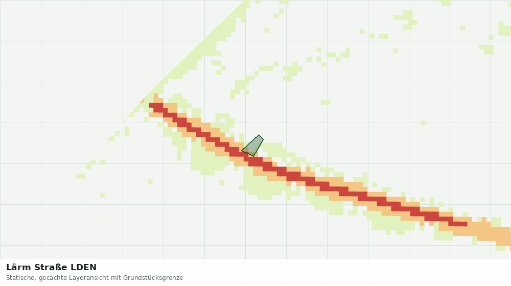Statische Kartenansicht: Lärm Straße LDEN