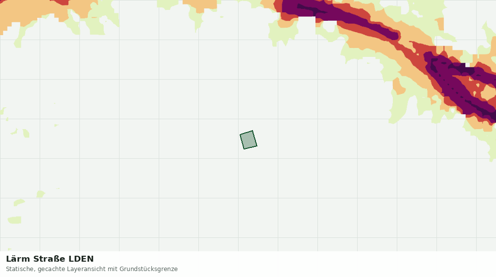 Statische Kartenansicht: Lärm Straße LDEN