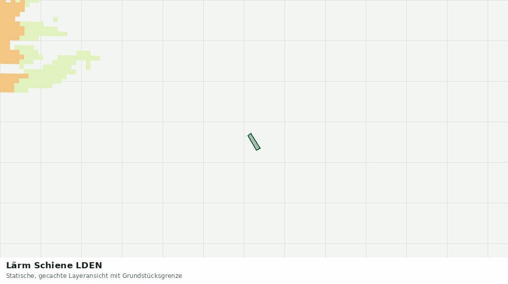 Statische Kartenansicht: Lärm Schiene LDEN