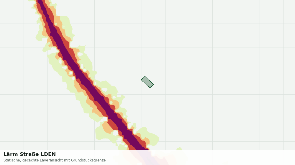 Statische Kartenansicht: Lärm Straße LDEN