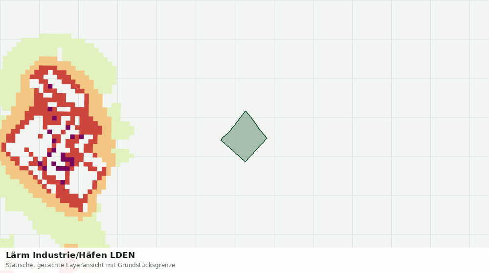Statische Kartenansicht: Lärm Industrie/Häfen LDEN