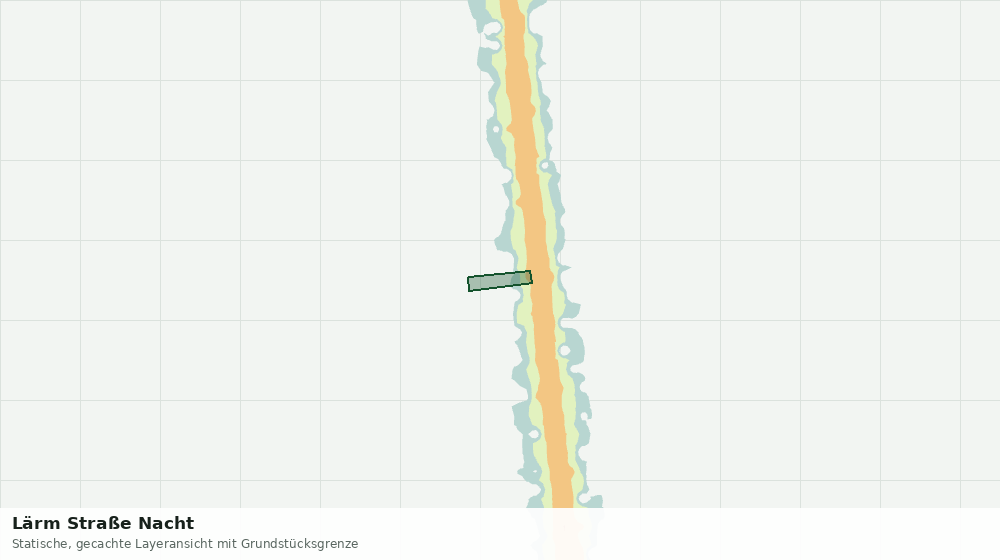 Statische Kartenansicht: Lärm Straße Nacht