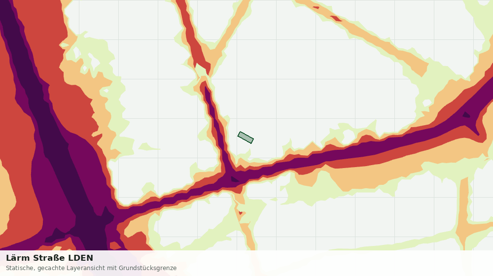 Statische Kartenansicht: Lärm Straße LDEN