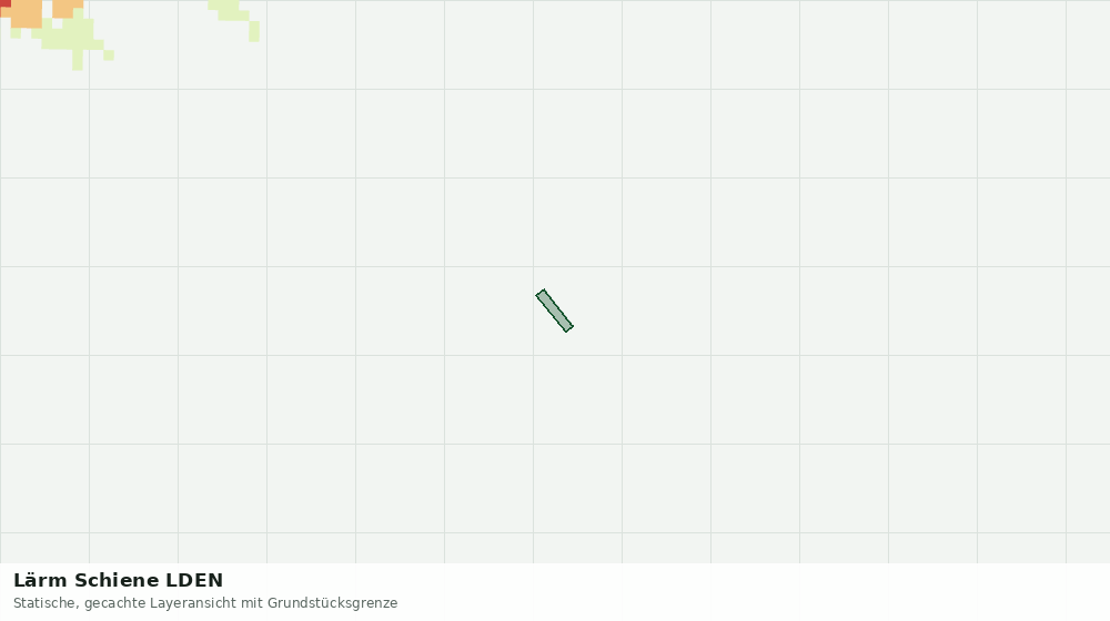 Statische Kartenansicht: Lärm Schiene LDEN