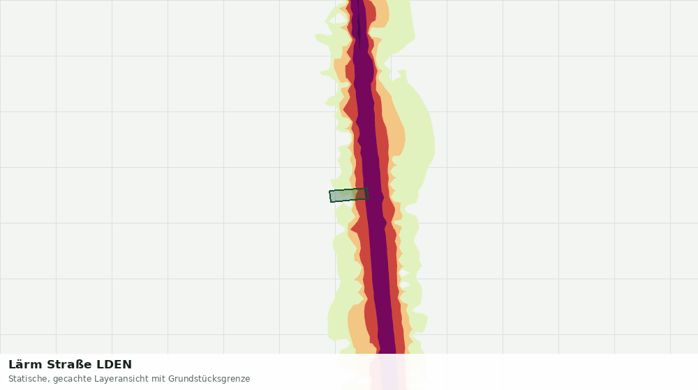 Statische Kartenansicht: Lärm Straße LDEN