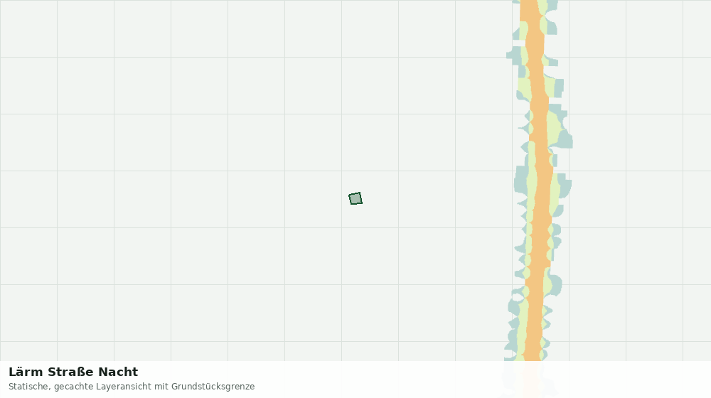 Statische Kartenansicht: Lärm Straße Nacht