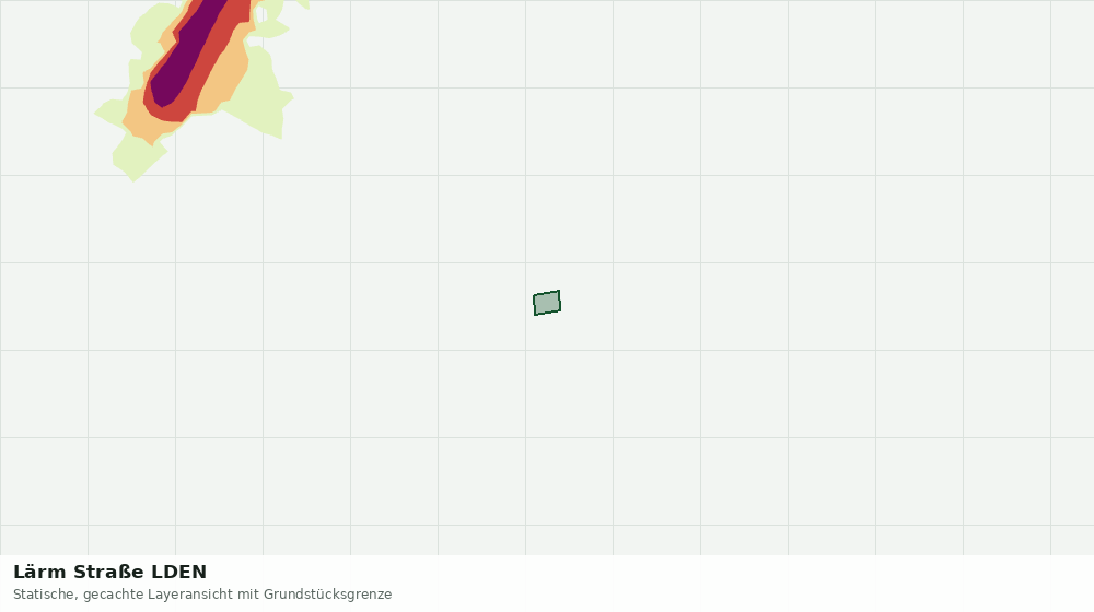 Statische Kartenansicht: Lärm Straße LDEN