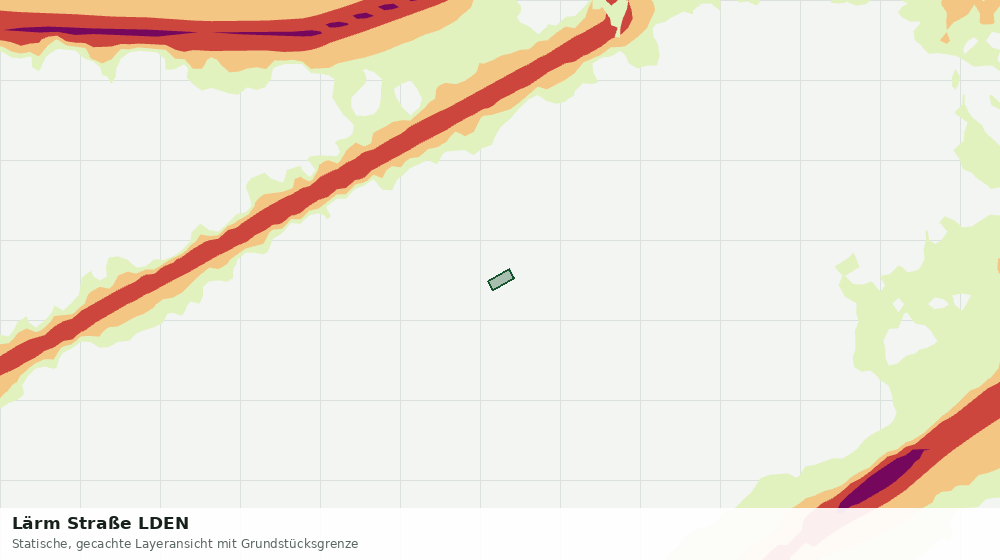 Statische Kartenansicht: Lärm Straße LDEN