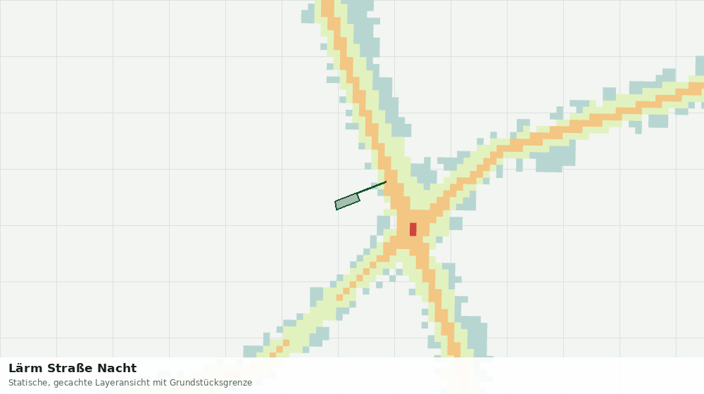 Statische Kartenansicht: Lärm Straße Nacht