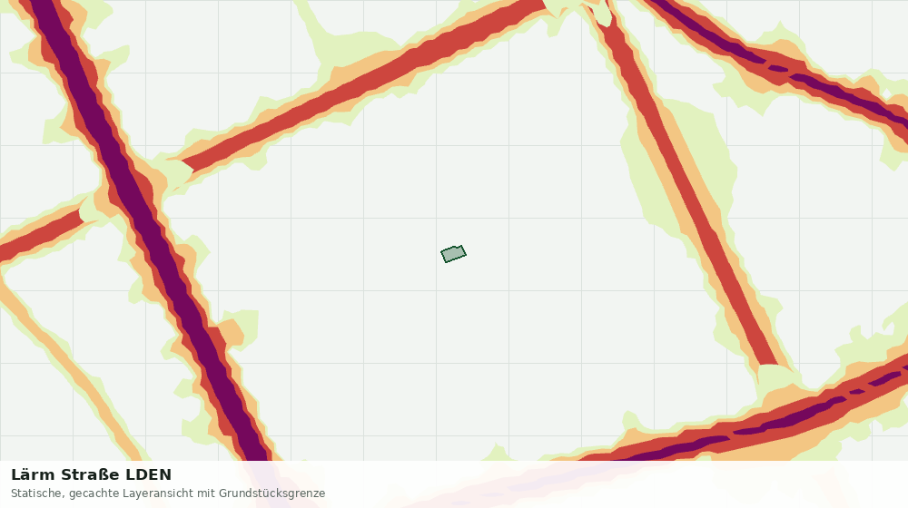 Statische Kartenansicht: Lärm Straße LDEN
