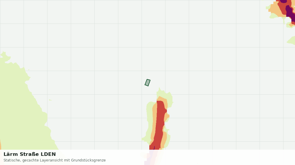 Statische Kartenansicht: Lärm Straße LDEN