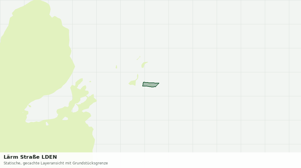 Statische Kartenansicht: Lärm Straße LDEN