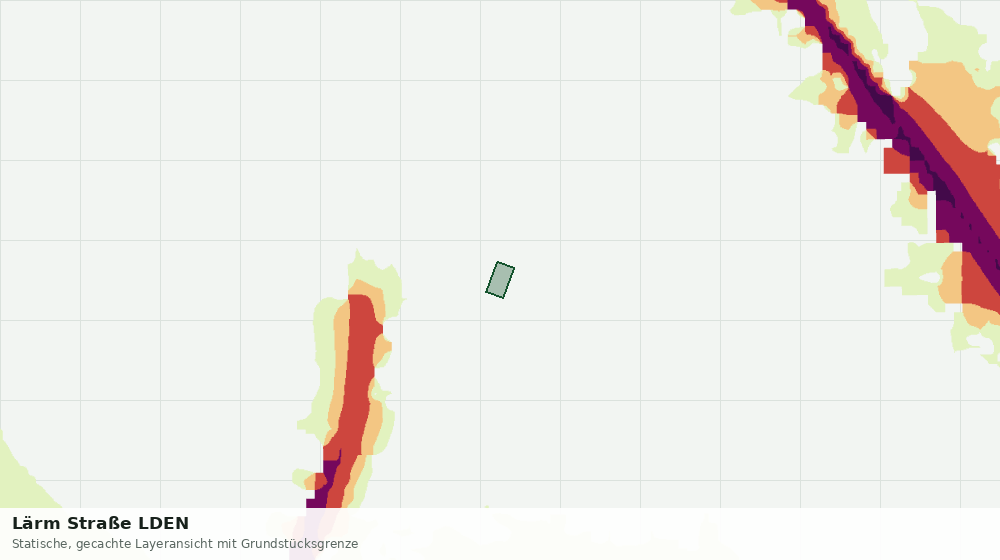 Statische Kartenansicht: Lärm Straße LDEN
