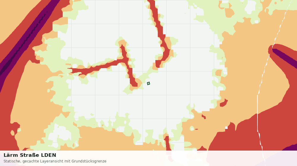 Statische Kartenansicht: Lärm Straße LDEN