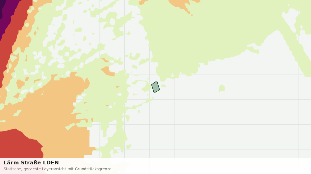 Statische Kartenansicht: Lärm Straße LDEN