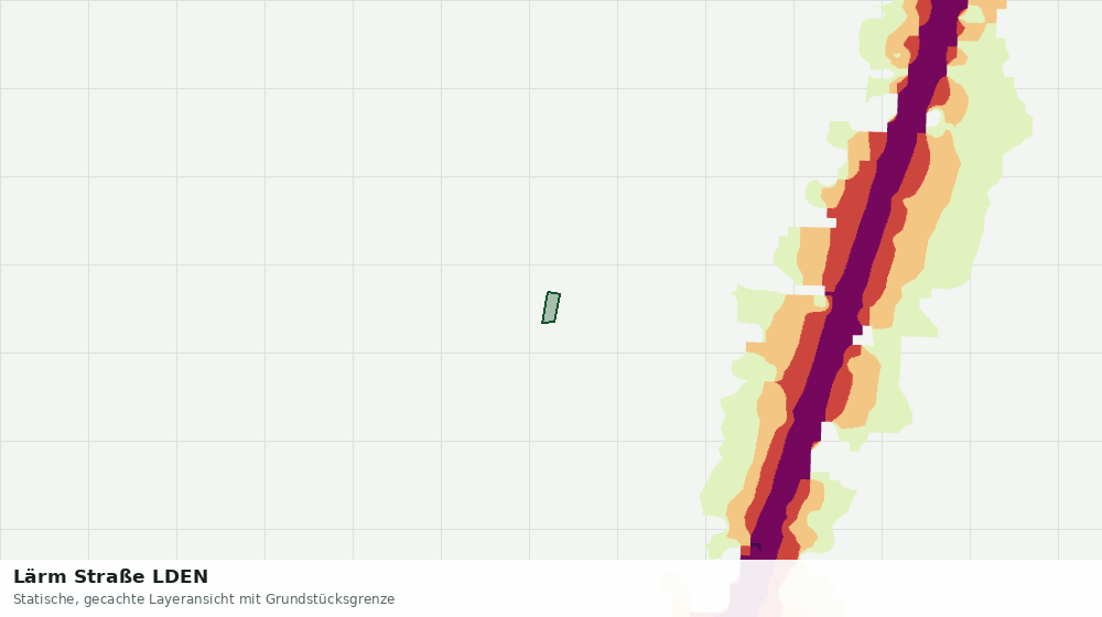 Statische Kartenansicht: Lärm Straße LDEN