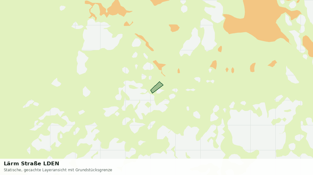 Statische Kartenansicht: Lärm Straße LDEN