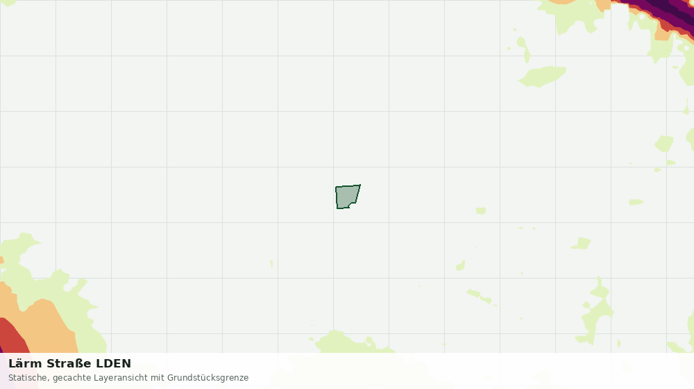 Statische Kartenansicht: Lärm Straße LDEN