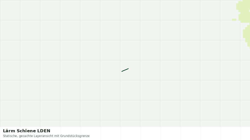 Statische Kartenansicht: Lärm Schiene LDEN