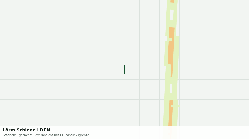 Statische Kartenansicht: Lärm Schiene LDEN