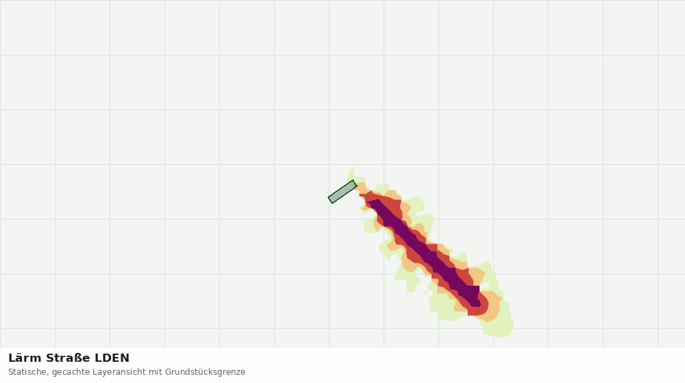 Statische Kartenansicht: Lärm Straße LDEN