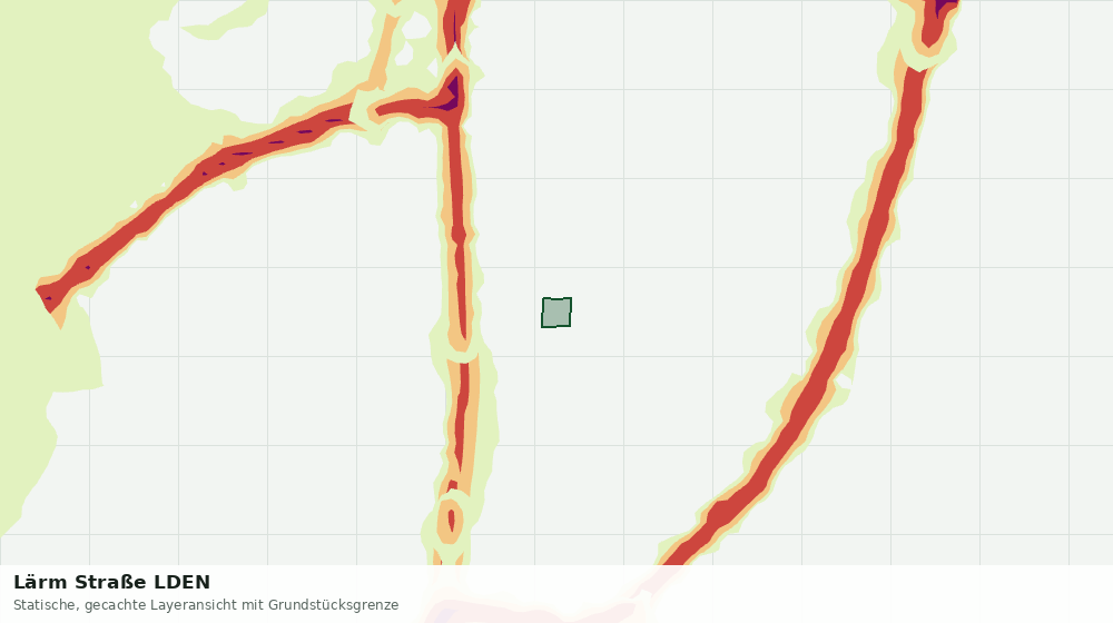 Statische Kartenansicht: Lärm Straße LDEN