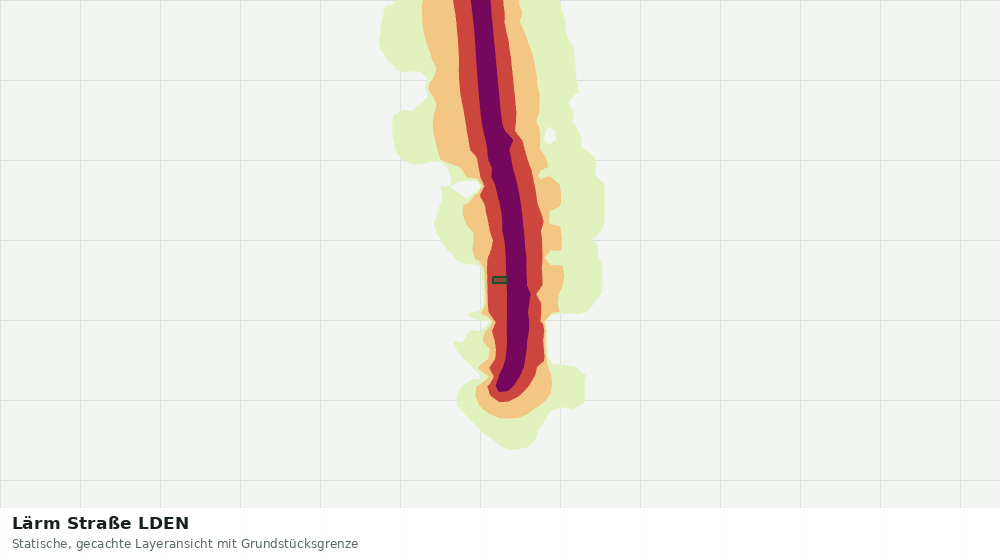 Statische Kartenansicht: Lärm Straße LDEN