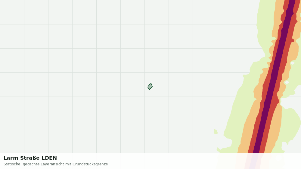 Statische Kartenansicht: Lärm Straße LDEN
