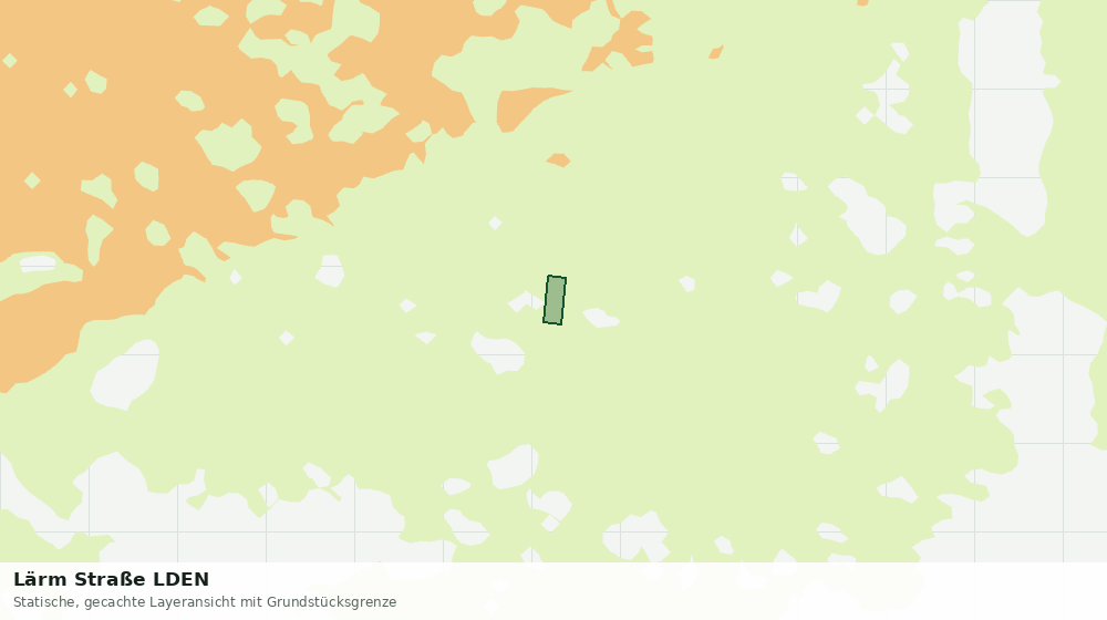 Statische Kartenansicht: Lärm Straße LDEN