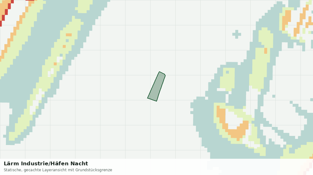 Statische Kartenansicht: Lärm Industrie/Häfen Nacht