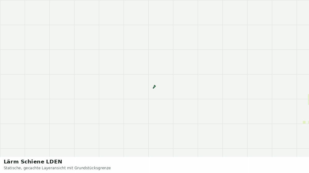 Statische Kartenansicht: Lärm Schiene LDEN