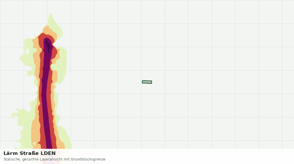 Statische Kartenansicht: Lärm Straße LDEN