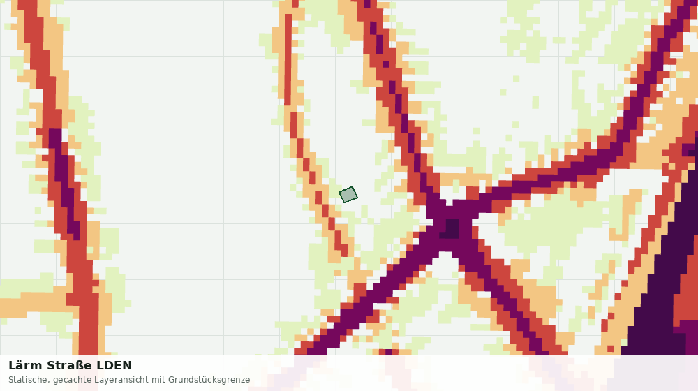 Statische Kartenansicht: Lärm Straße LDEN