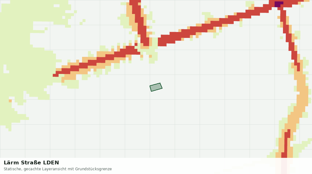 Statische Kartenansicht: Lärm Straße LDEN
