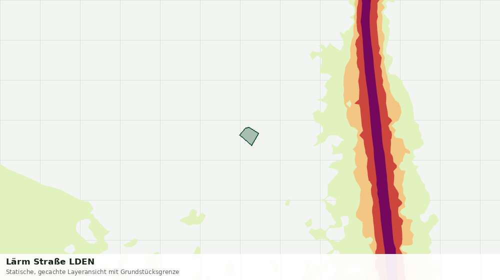 Statische Kartenansicht: Lärm Straße LDEN