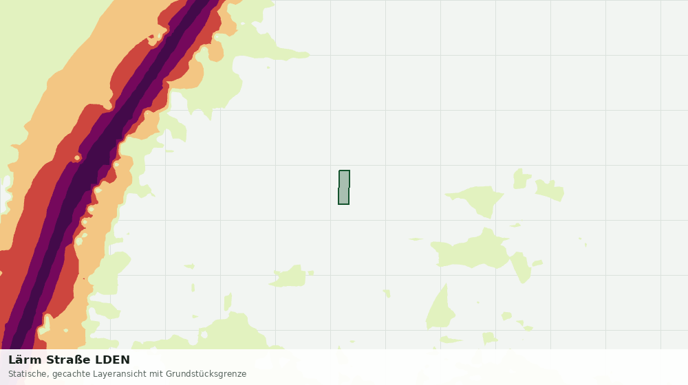 Statische Kartenansicht: Lärm Straße LDEN