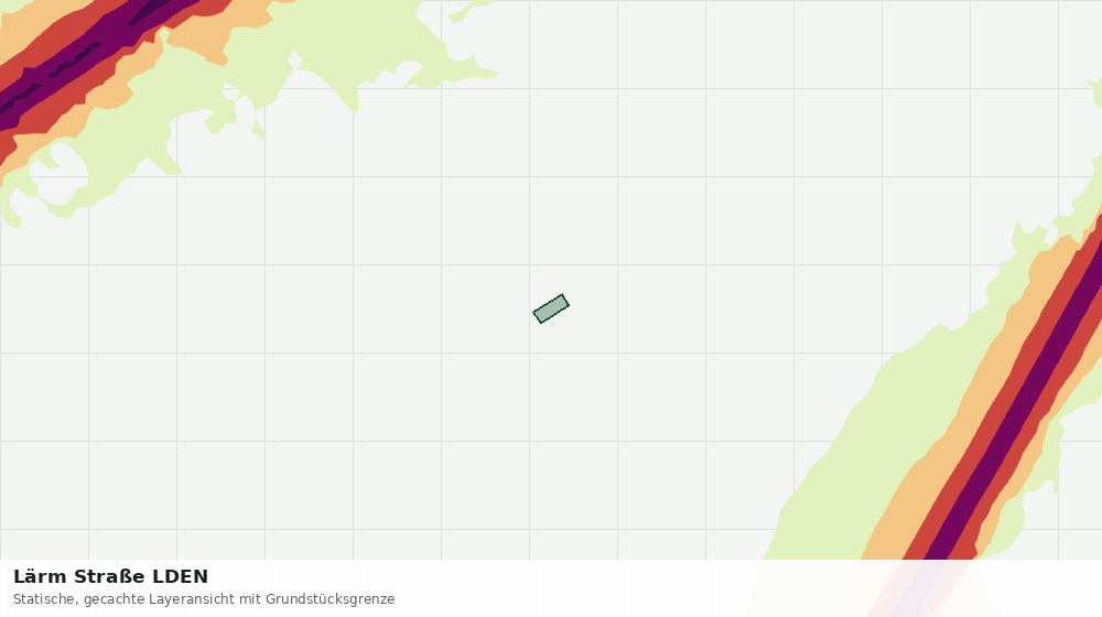 Statische Kartenansicht: Lärm Straße LDEN