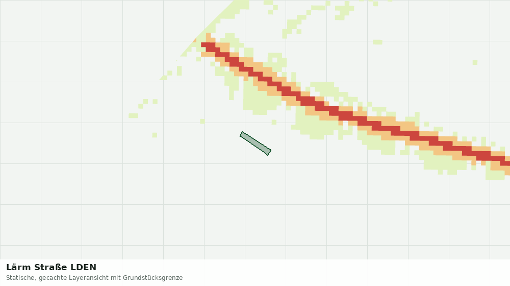 Statische Kartenansicht: Lärm Straße LDEN