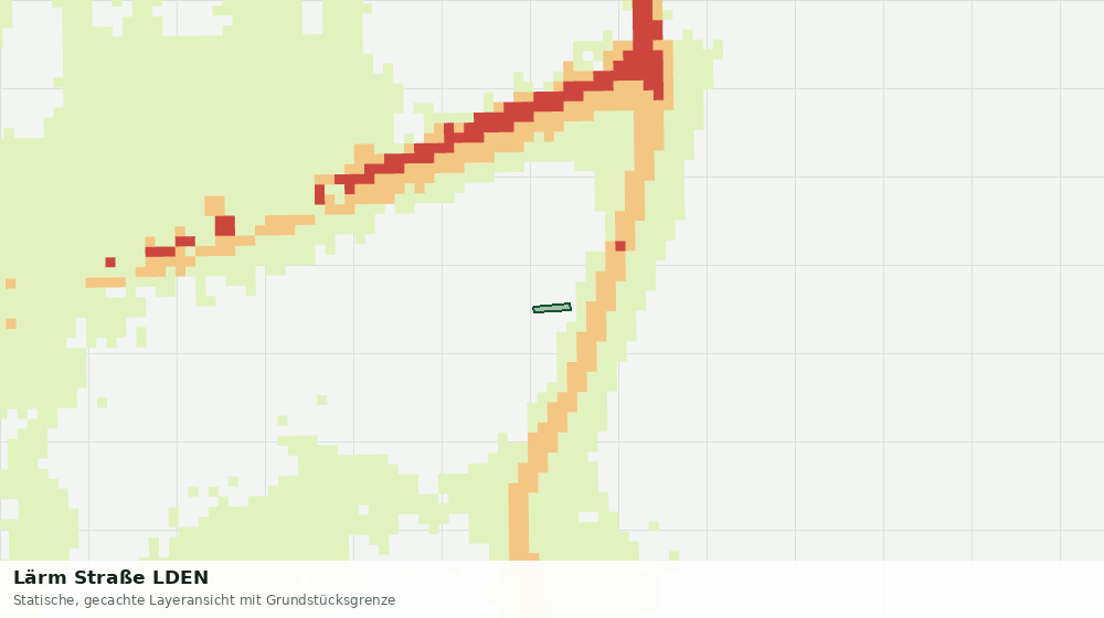 Statische Kartenansicht: Lärm Straße LDEN