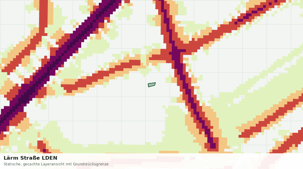 Statische Kartenansicht: Lärm Straße LDEN