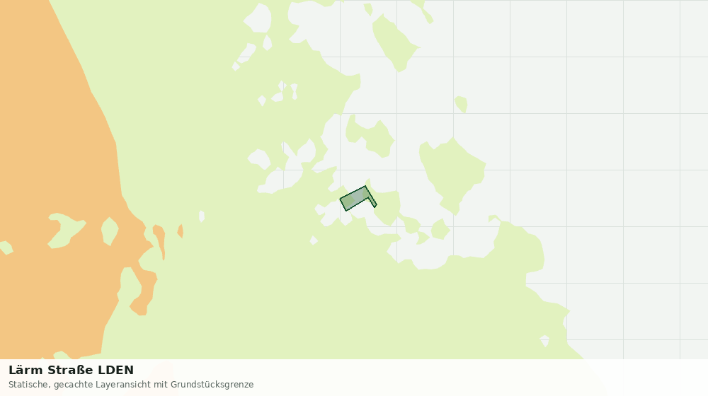 Statische Kartenansicht: Lärm Straße LDEN